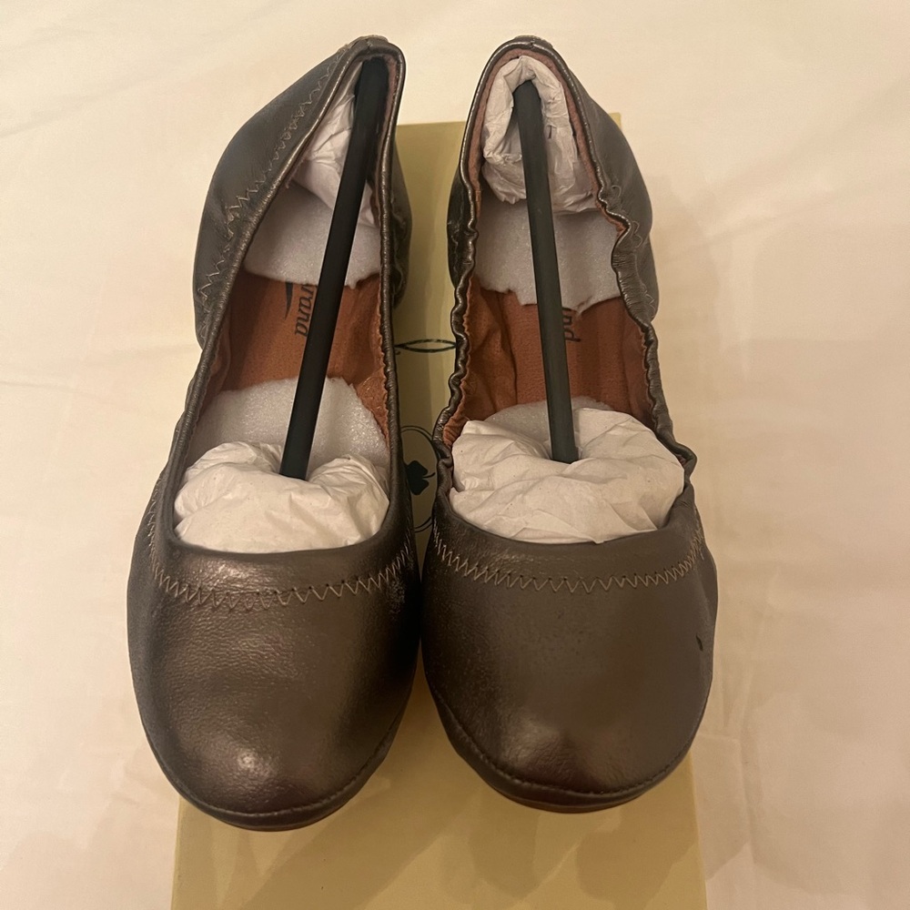 NWT Lucky Brand LP-Erin in Powder Metallic Size 6